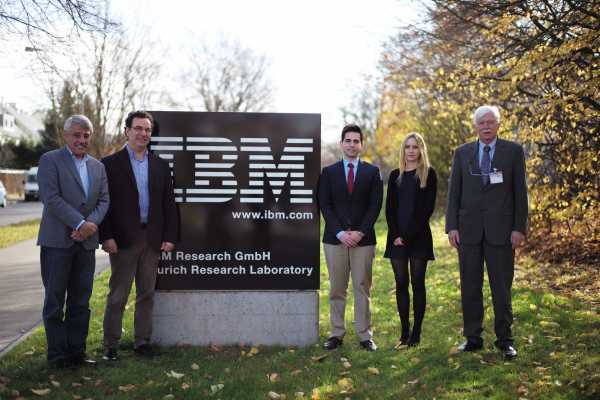 Corinna Keller and Georgios Kelesidis, winners of the IBM Research Prize 2017